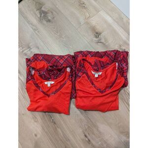 Matching Christmas Pajamas in Tartan Plaid